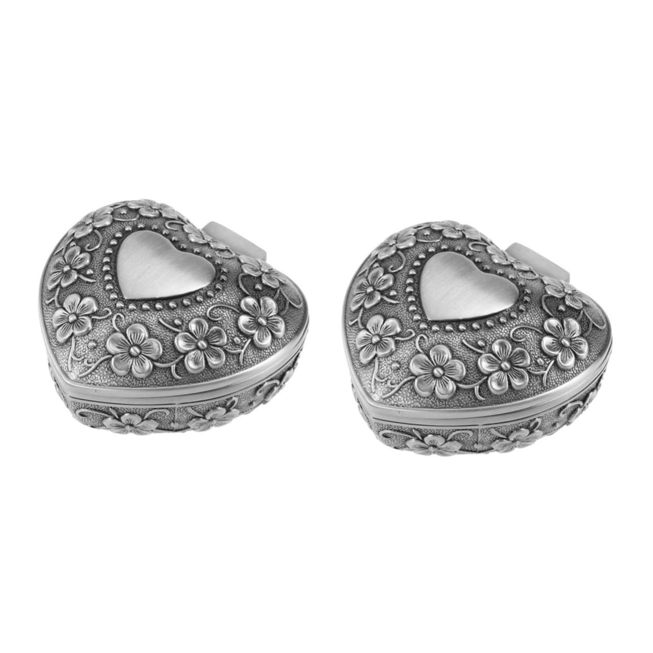 VALICLUD 2pcs Jewelery Organizer Jewelry Gift Boxes for Earrings Wedding Earrings Vintage Earrings Silver Coquette Earrings for Wedding Heart Dangle Earrings Heart Earrings Souvenir Pocket