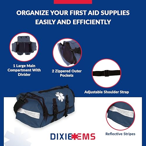 Miniatura 9 de Dixigear First Responder On Call - Bolsa de trauma con reflectores (rosa)