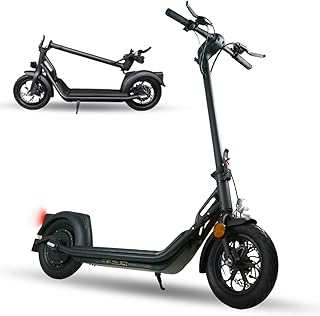IMLEX E-Scooter Elektroroller mit Straßenzulassung (ABE) – 20 km/h, 400W Motor, 12 Zoll Luftreifen, LED Display & Beleuchtung, Klappbar