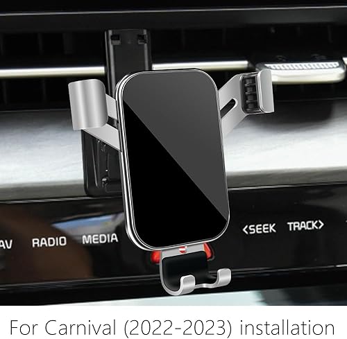 Miniatura 2 de Soporte de teléfono de coche para Kia Carnival 2022 2023 2024 LX EX SX SX-Prestige Accesorios para interiores de automóvil, mejor soporte para