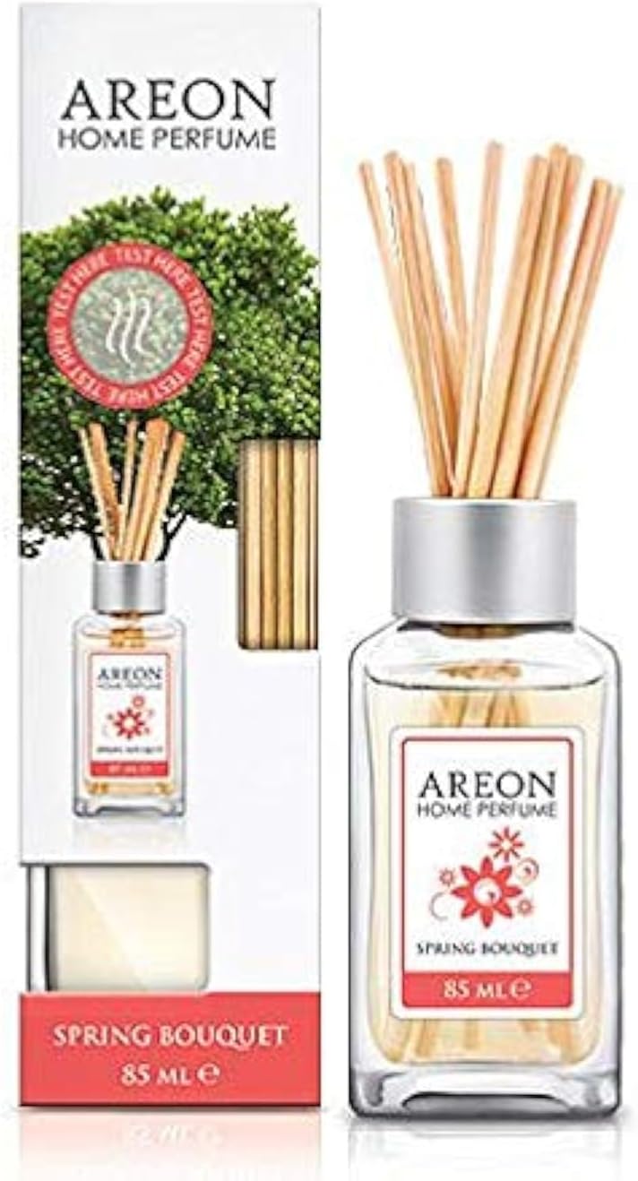 Home Luxury Perfume Reed Diffuser Spring Bouquet + 10 Rattan Reeds 85ml