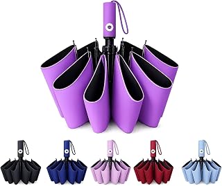 Danzera 𝗗𝗮𝗻𝘇𝗲𝗿𝗮 Compact Automatic Folding Umbrella – Windproof, UV Protection, 𝟭𝟮 𝗥𝗶𝗯𝘀 Lightweight Portable T... Price In India