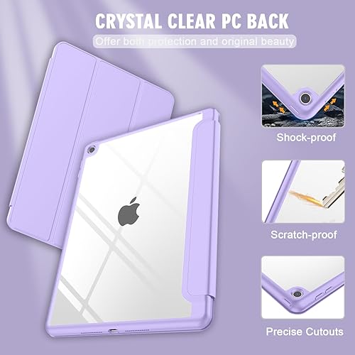 Miniatura 6 de ToaPoia Funda para iPad de 9 generación 2021iPad de 8 generación 2020 de 10.2 pulgadas con soporte para lápices, funda para iPad de 7 generación