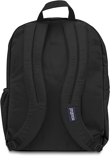 Miniatura 5 de JanSport unisex para adultos grandes estudiantes, Negro Logo Azul, Estudiante grande