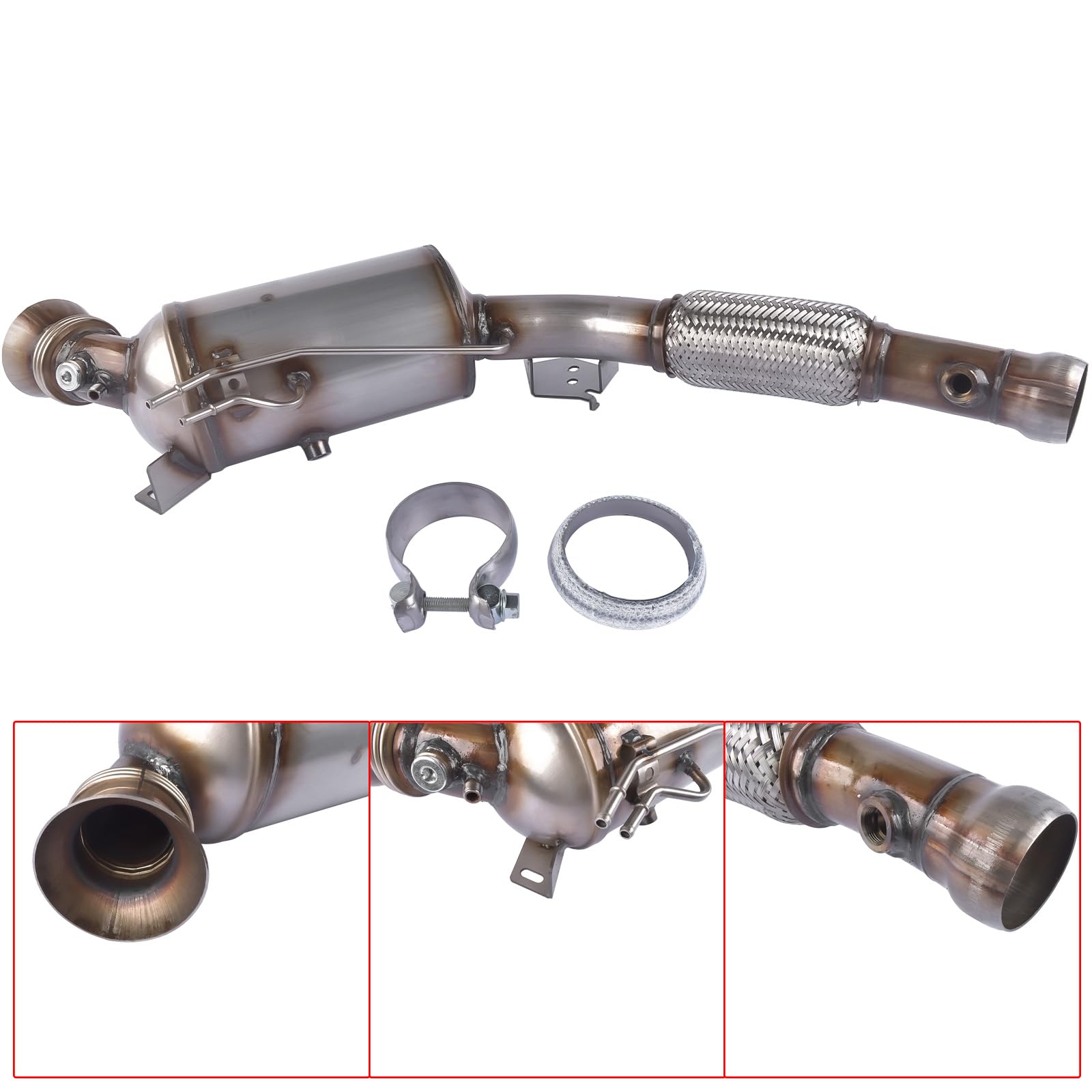 Bisenya Filtro de partículas diesel DPF Catalizador de recambio para Vito Clase V W447 114 116 119 CDI 4474900083 4474903700 4474901414 A4474900083 A4474903700 A4474901414