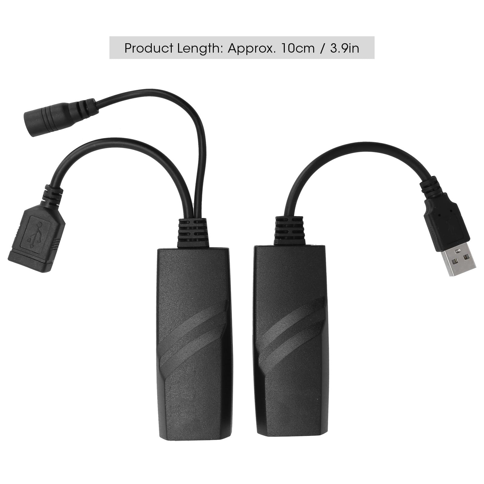 Câble d'extension réseau, Adaptateur de convertisseur USB 2.0 vers RJ45 de Petite Taille Extender CAT5E / CAT6 100-240V pour caméras USB, imprimantes, webcams, claviers(EU)