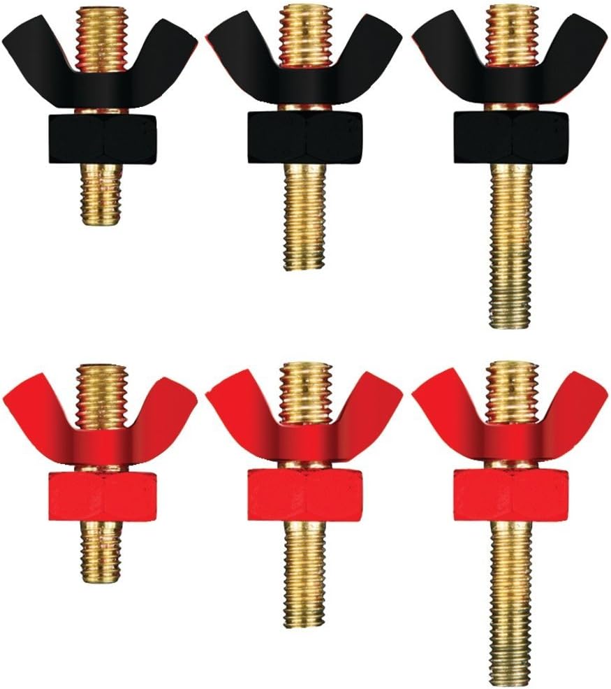 SHURIKEN Wing Nut Sets Positive and Negative 3 Sets