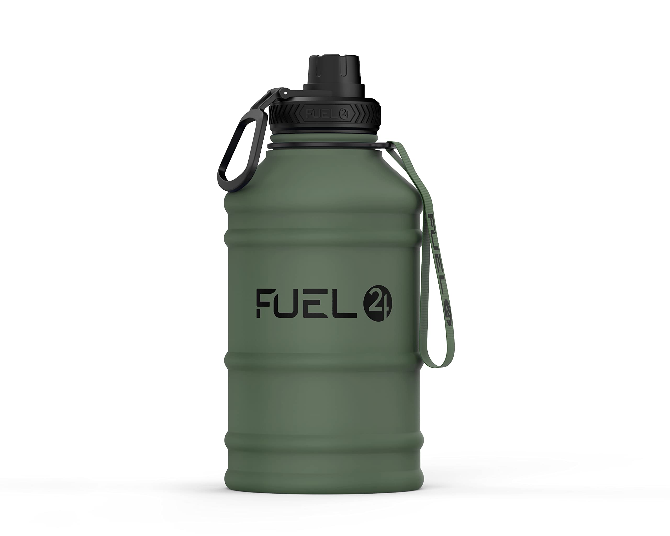 Fuel24 Jarra de acero inoxidable – Botella de agua de 1.3 o 2.2 litros – Extra fuerte, libre de BPA, 2.2 L, botella de metal – Opciones de color