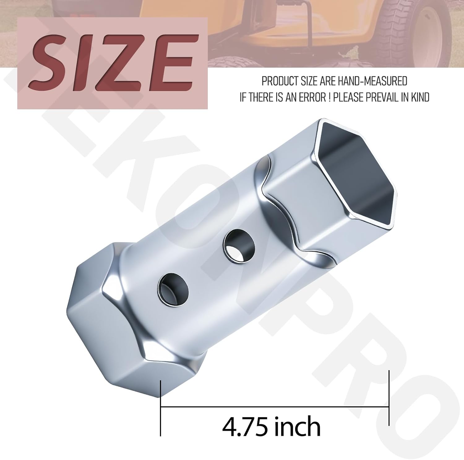49057 & PT49057 Dual Head Hex Socket Wrench Removal Tool w/Pry Bar Replacement for Screw-in Water Heater Element, 1-7/8 Inch & 1-1/2 Inch Hex