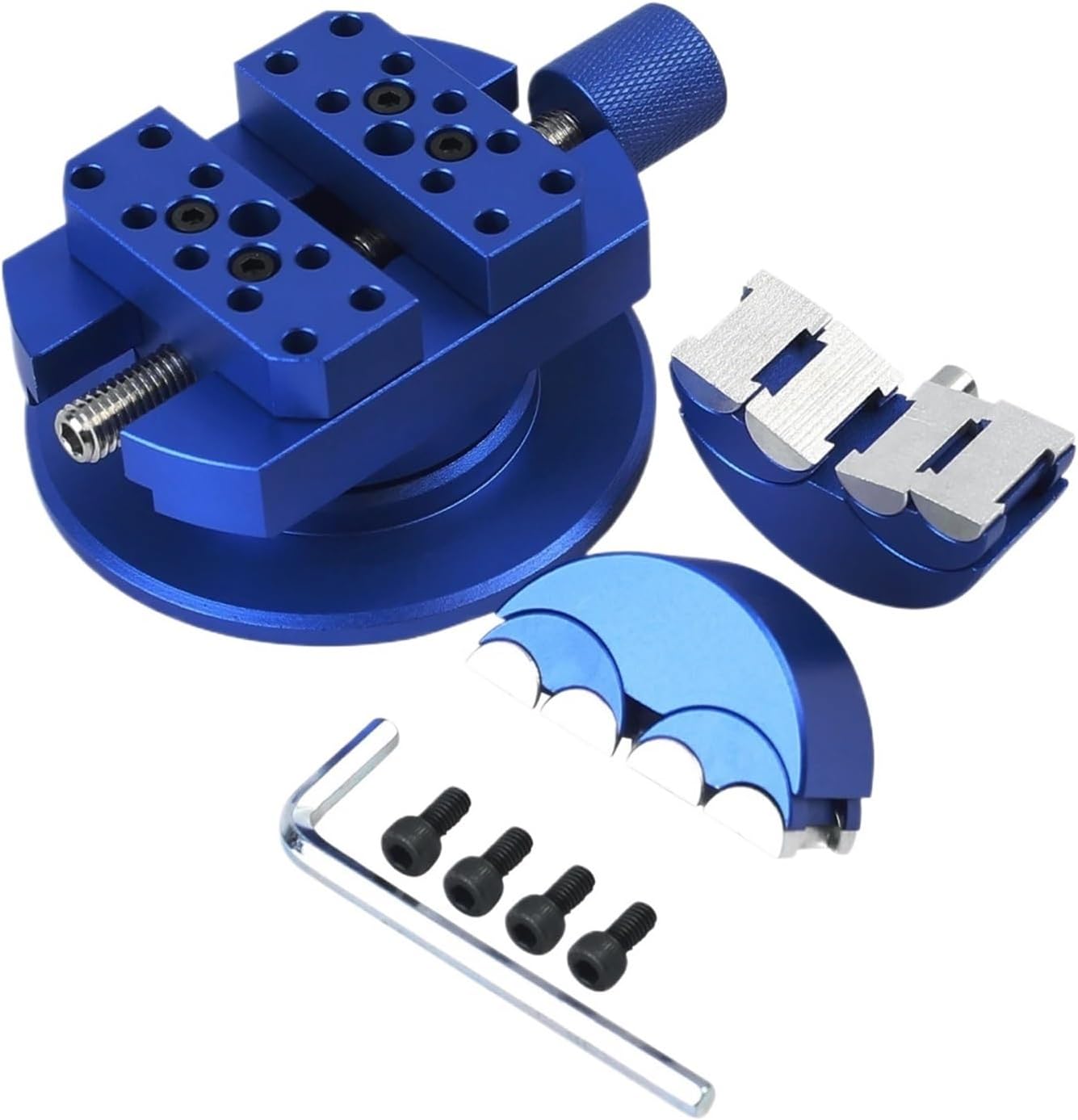 1Pc Heteromorphic Jaws Table Vise 360° Rotate Bench Vice Clamp