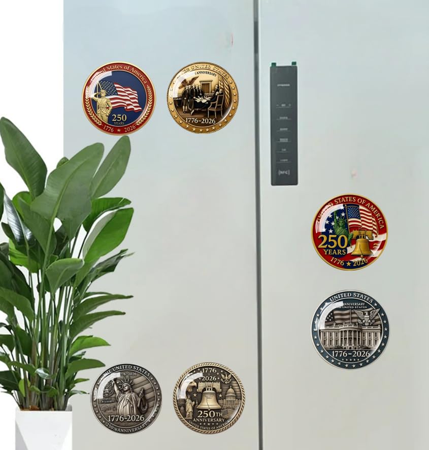 6 imanes decorativos redondos de 3.5 cm para nevera miniatura 5