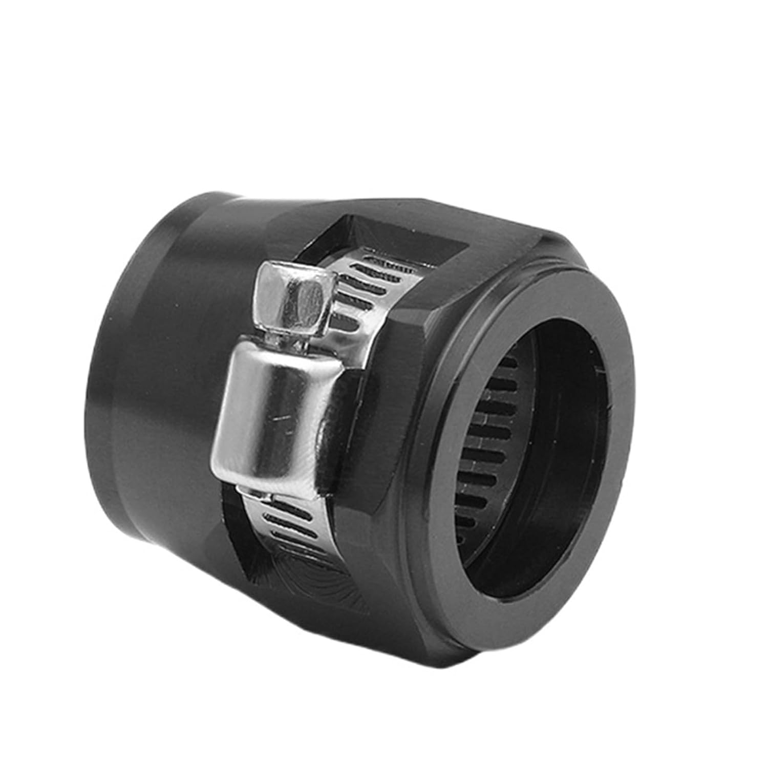 4pc AN4 AN6 AN8 AN10 AN12 Car Hose Finisher Clamps Radiator Modified Fuel Pipe Clip Buckle Universal Hose Clamps Oil End Finisher(Black AN4)