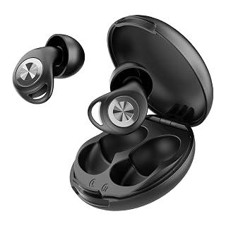 Ear Plugs for Sleep, 45dB Noise Cancelling Earplugs Hearing Protection for Sleep, Concentration, Travel, Work, Concerts, Ultra Comfortable Reusable Silicone Ear Plugs, 8 Tips(XS/S/M/L) & Case Black - Amazon product rated Grade A