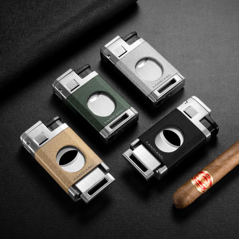 Encendedor para cigarros con cortador y ventana visible miniatura 3