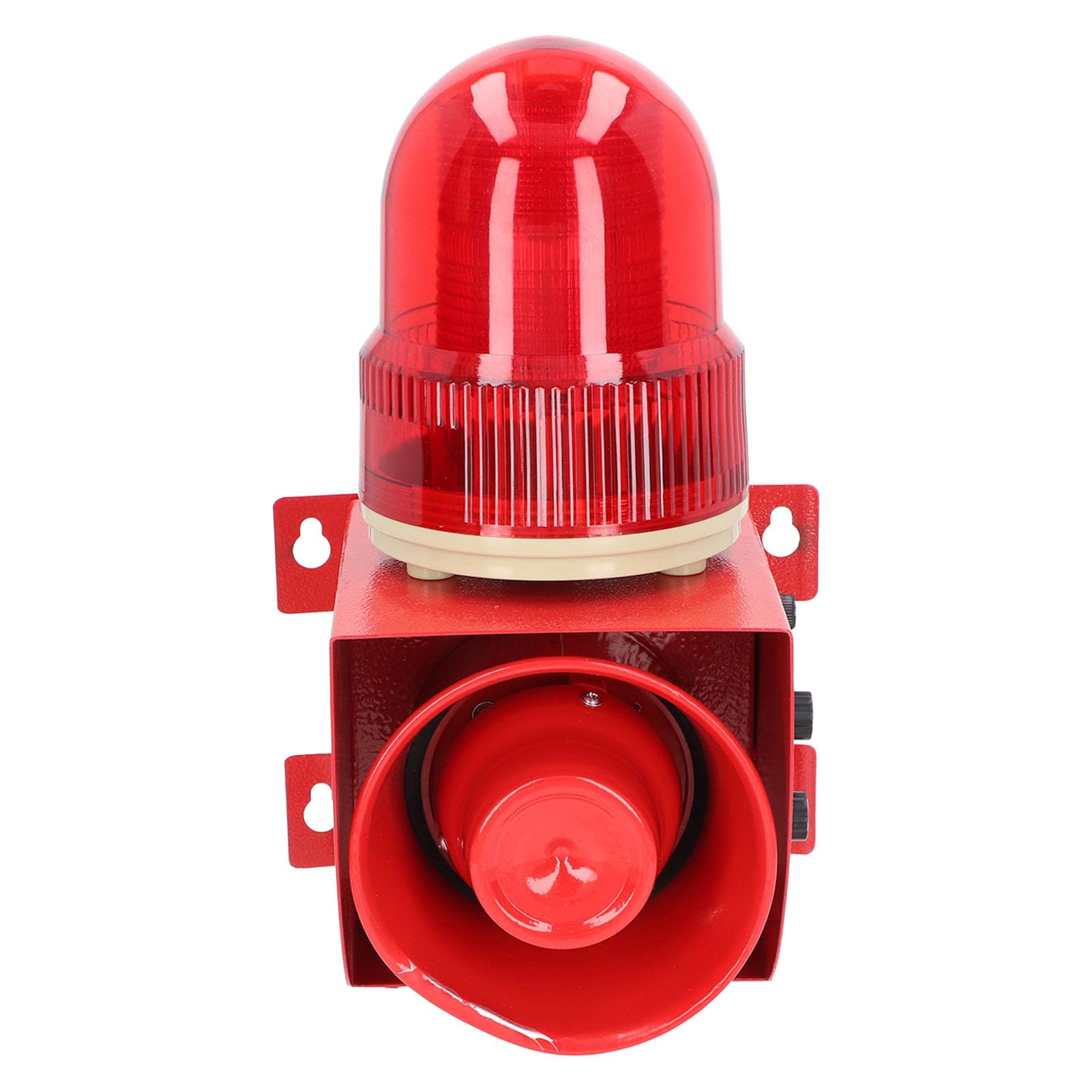 Alarma Industrial, Fuerte y Brillante Alarma de Sirena Industrial Cuentas LED Tono de Volumen Ajustable para Granjas (Enchufe europeo 220V)
