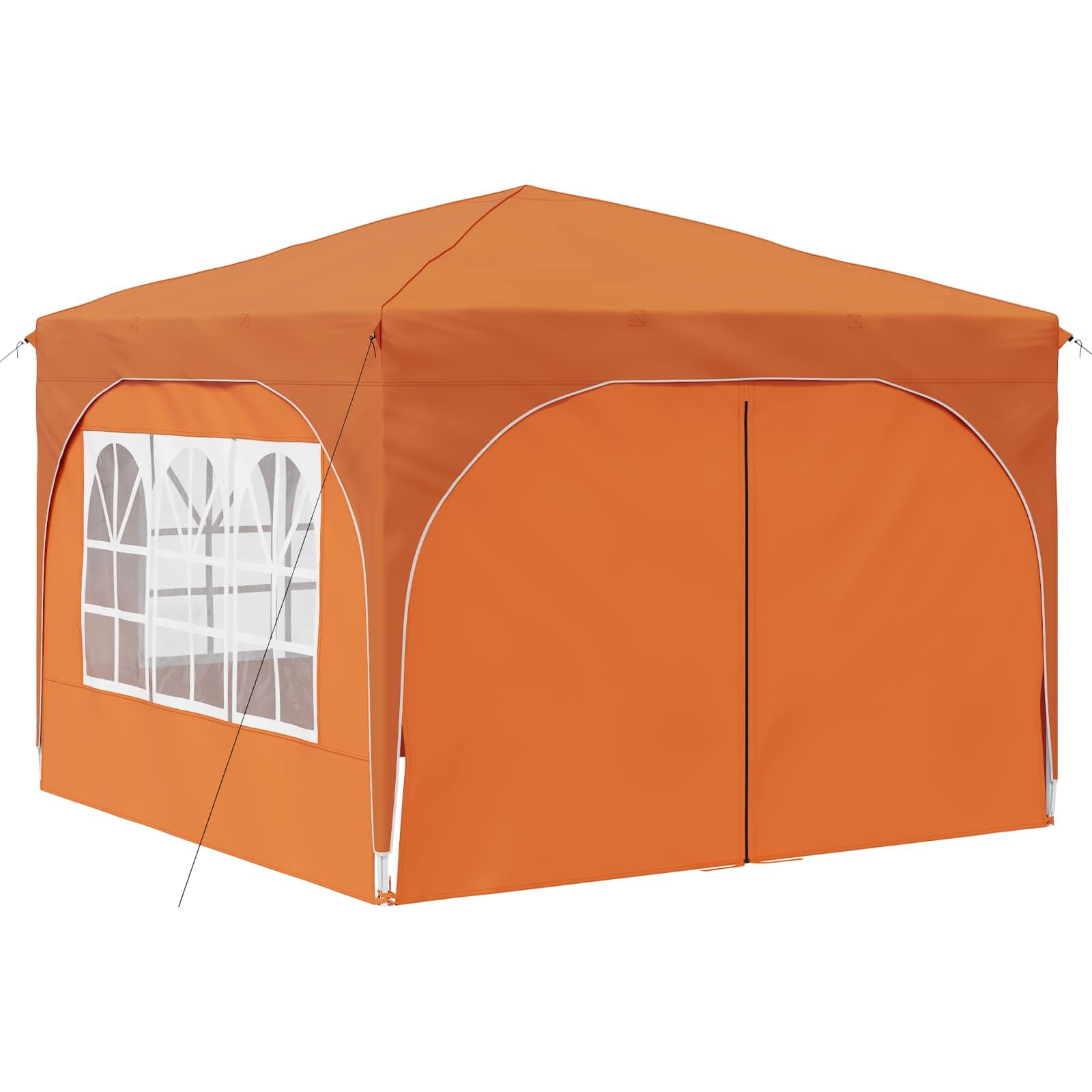Zasłona Pop-up 290 x 290 x 245 cm, pomarańczowa