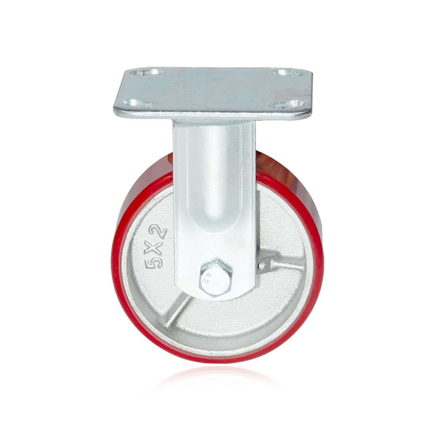 Nisorpa 5 Inch Caster Wheels Set Of 4, Polyurethane Heavy