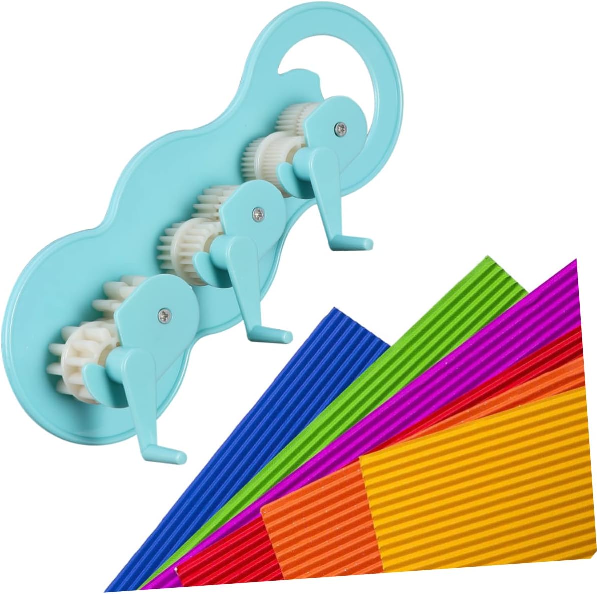 Hand Operated Quilling Crimper for DIY Lovers with 6 Diameter Sizes