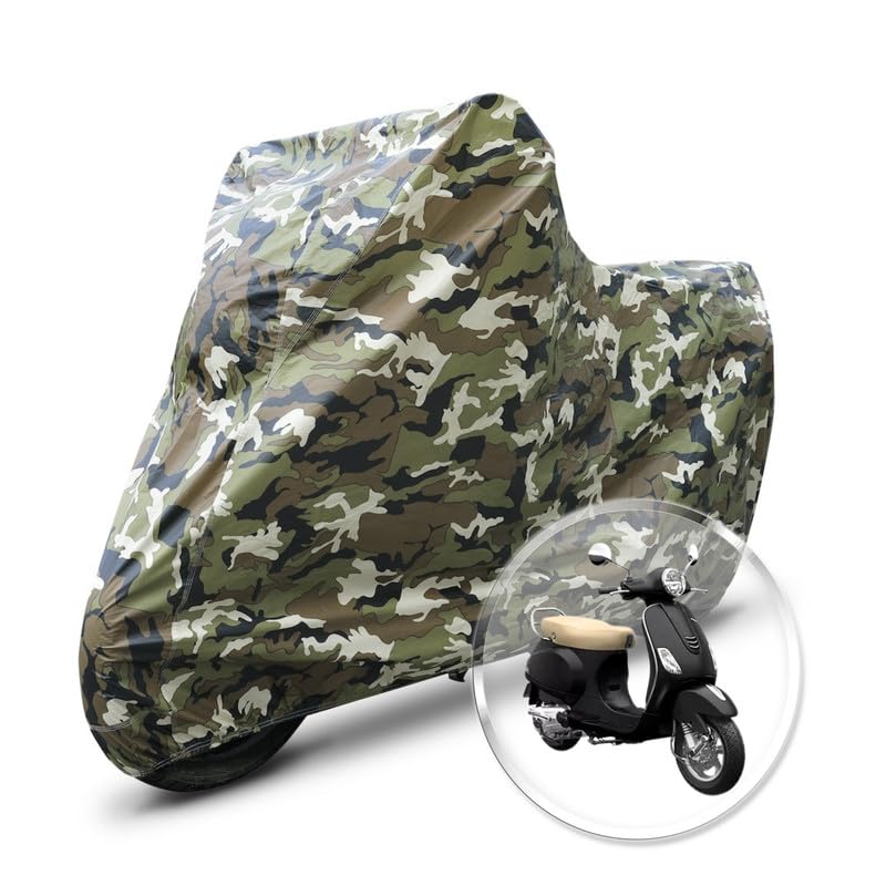 Neodrift 'JungleMax' Bike Cover for Vespa VXL 125 | Soft Inner Lining, Non-Abrasive Finish, Paint Protection, Scratch Protection & Secure Buckle Strap