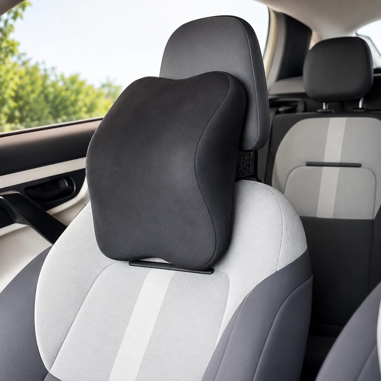 Car Neck Support Pillow for Driving, Memory Foam Headrest Cushion, Ergonomic Cervical Support for Cars, SUVs, Soft Breathable Cover, Long Drive Comfort Accessory-image-44