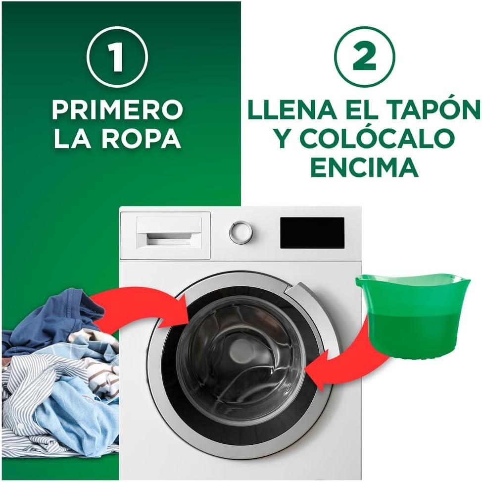 Ariel Poder Quitamanchas Detergente Líquido Pack 4 x 40 Lavados – Limpieza Profunda, Eliminación de Manchas Difíciles y Frescura Duradera