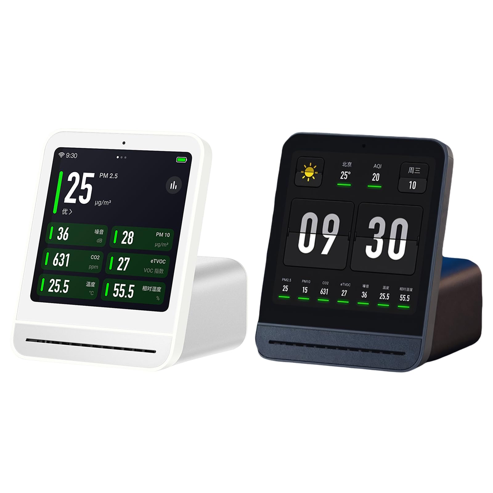 Dispositivo de inspección de aire flexible para niveles de partículas, medición de ruido de dióxido de carbono, monitor de contaminación en tiempo real