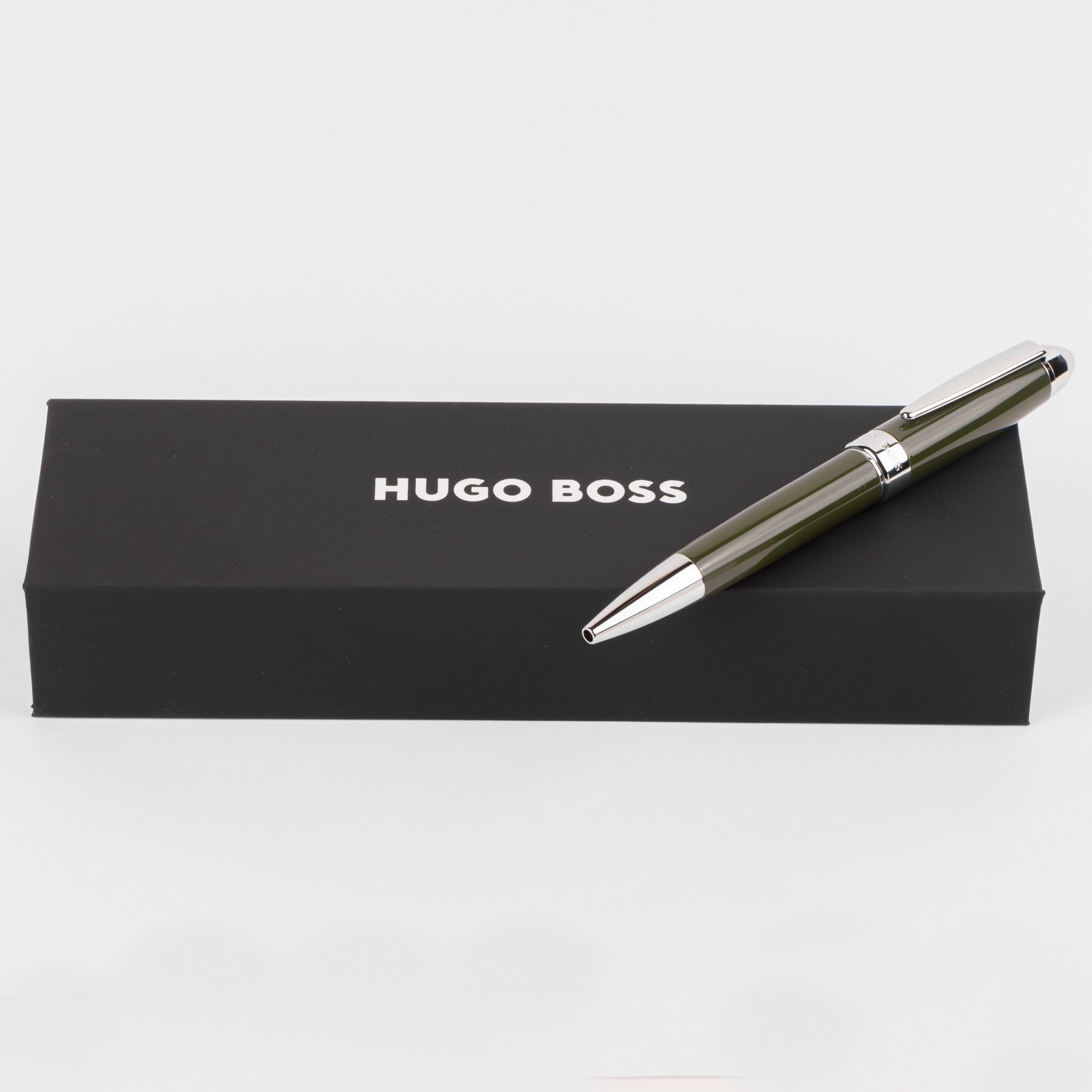 Amazon | Hugo Boss ボールペンアイコン ブルーインク ギフトボックス