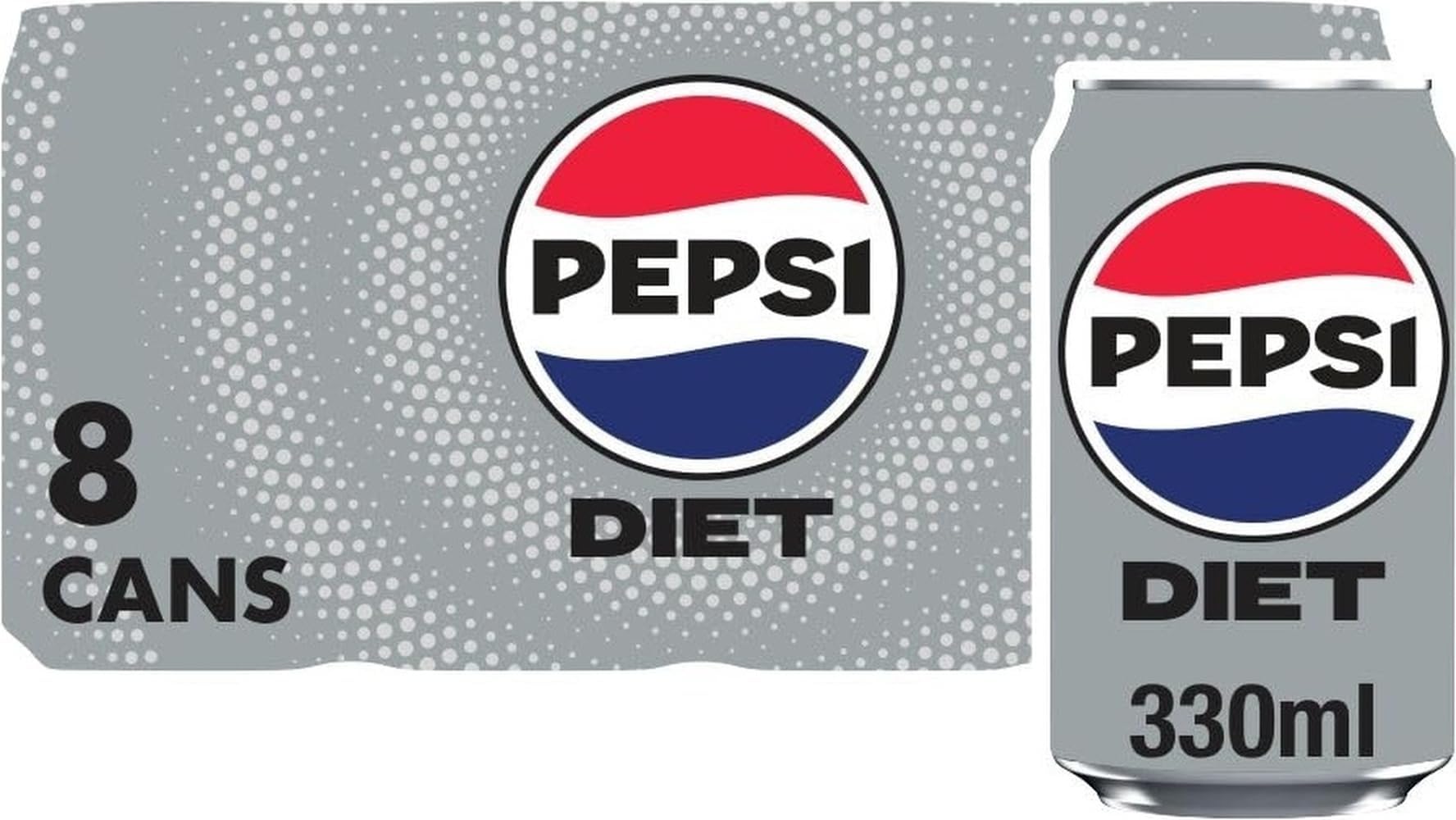 Diet Cola Cans 8 x 330 ml