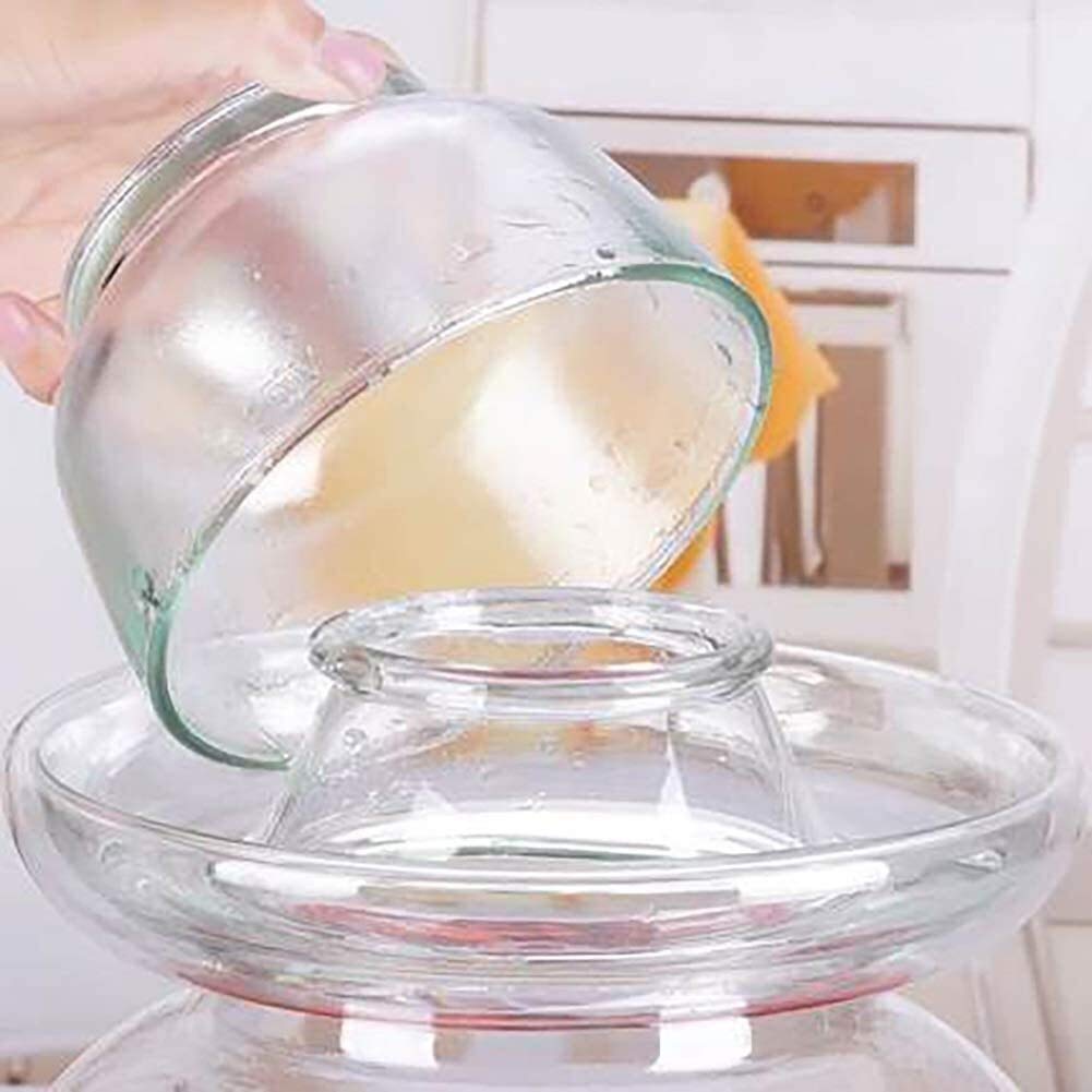 Contenitori Alimenti Ermetici Barattoli Di Stoccaggio Contenitori Barattoli Di Vetro Trasparente A Tenuta D'aria For Dispensa, Barattolo Di Fermentazione In Vetro, Contenitore For Barattolo Da Ammollo