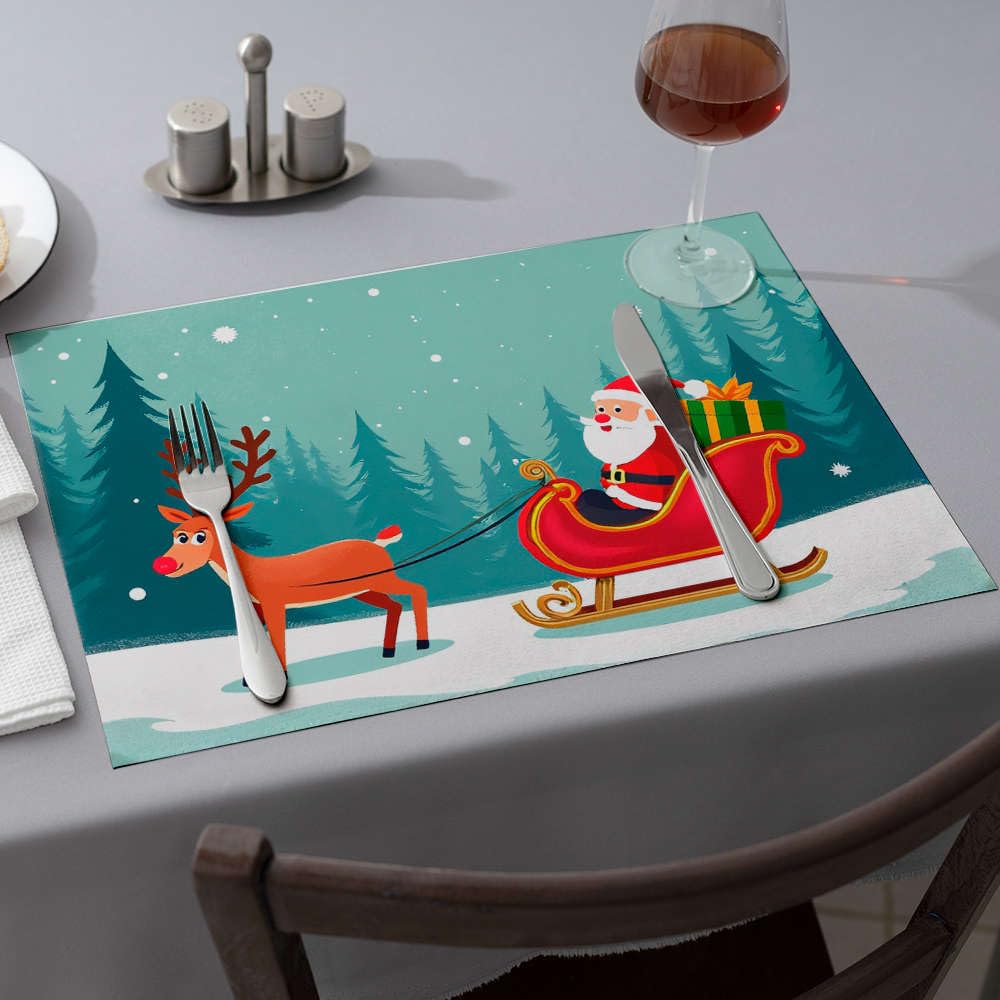 Sets de table de Pâques résistants à la chaleur pour protéger votre table en bois des brûlures
