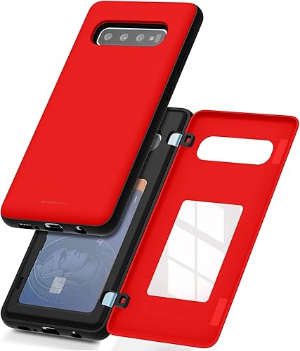 Miniatura 611 de GOOSPERY Parachoques magnético para puerta compatible con Galaxy S23, tarjetero tipo cartera, cierre automático, protección de doble capa resistente