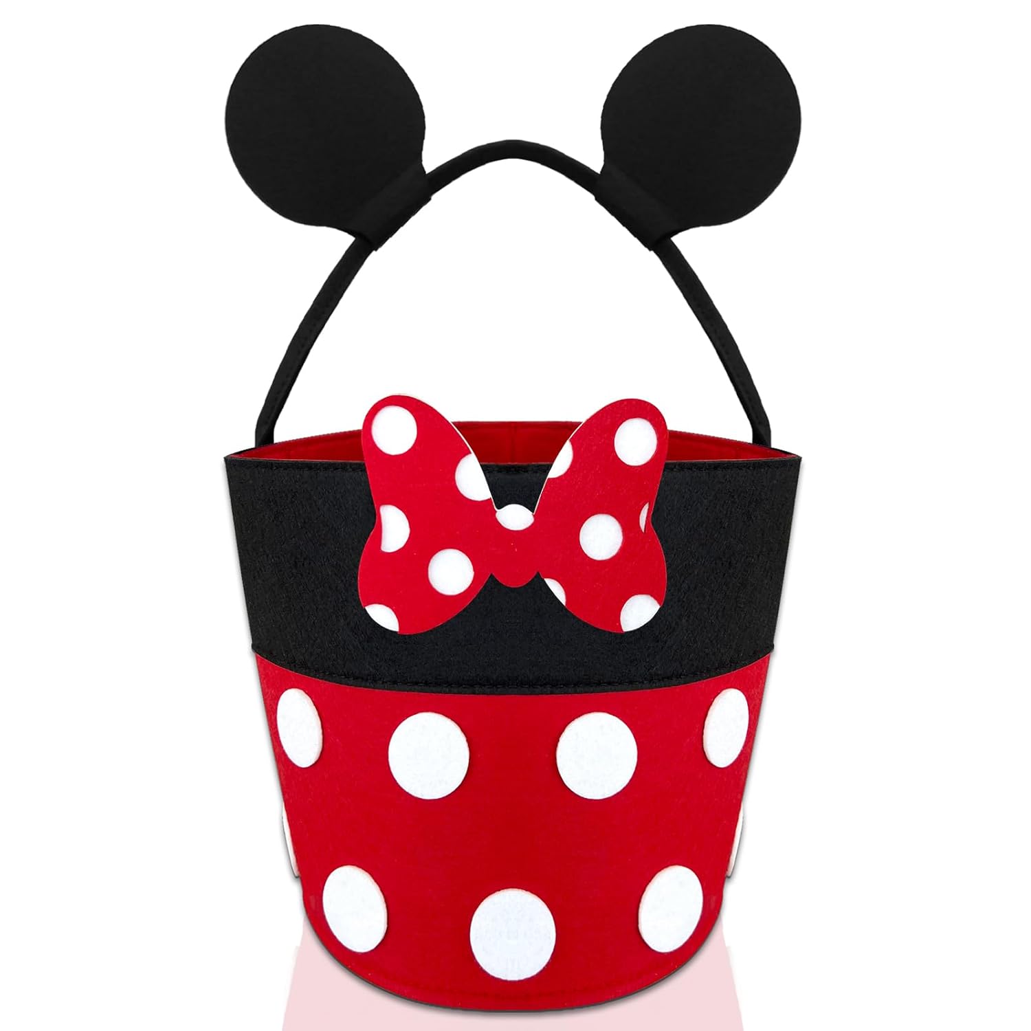 Easter Basket Bags Multipurpose Felt Egg Hunt Bags Cute Bunny Easter Basket for Kids Easter Gifts Bags