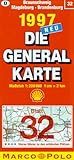  Generalkarte Deutschland 32. Braunschweig, Magdeburg, Brandenburg. Mit Stadtplänen, Farbphotos und Reiseführer.