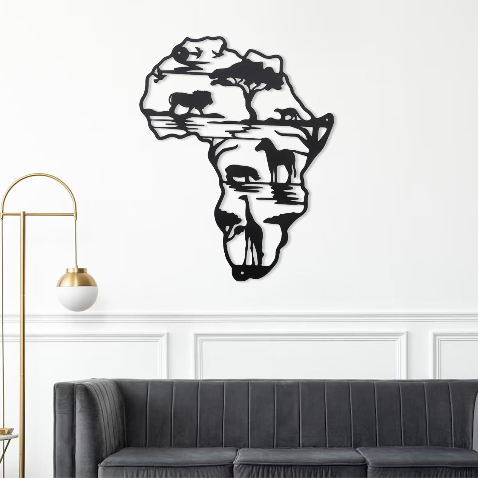 Feather Metal Wall Decoration - Image 3