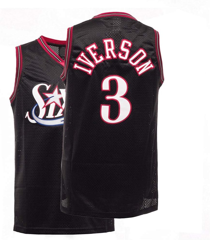 Mens Iverson Jersey Philadelphia 3 Adult Allen Basketball