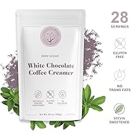 Vista 3 de 5 SPARROWS - Crema de café saludable sin azúcar (chocolate blanco) - Endulzada con stevia, cero azúcar, mezcla de bebida saborizada apta para dieta
