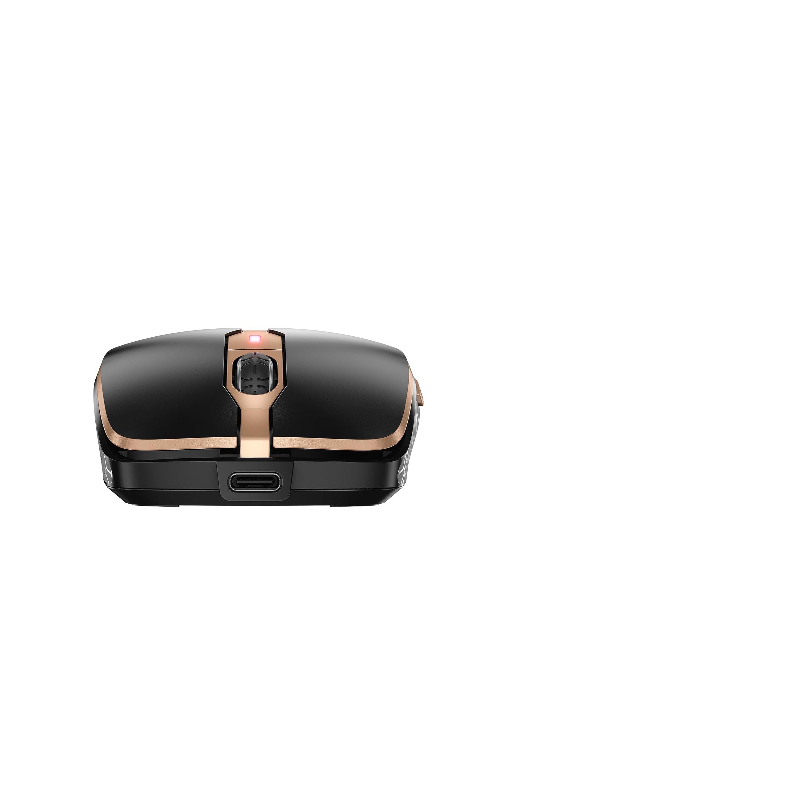 CHERRY DW 9100 SLIM, Set di Tastiera e Mouse Senza Fili, Layout per l'Italia (QWERTY), Connessione Bluetooth e Wireless 2,4 GHz, Tasti Silenziosi, Ricaricabile, Nero-Bronzo
