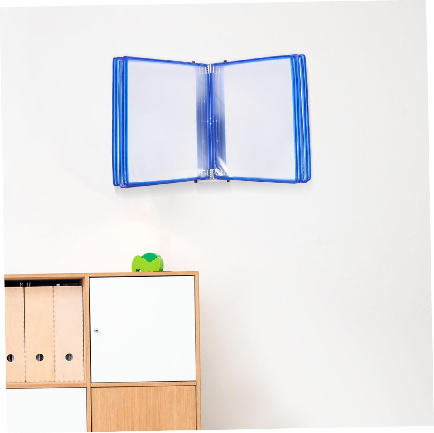 ERINGOGO 壁掛けファイルホルダー 対応 書類収納ラック パンフレットディスプレイ オフィス整理用 壁用書類オーガナイザー 吊