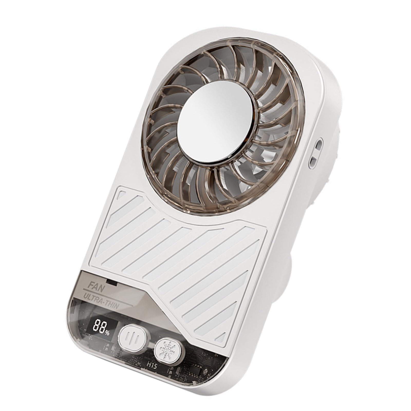 kokdid Portable Handheld Fan 199 Speed Small Cooling Desk Fan Quiet Handheld with Digital Display USB Rechargeable Perfect Birthday Home
