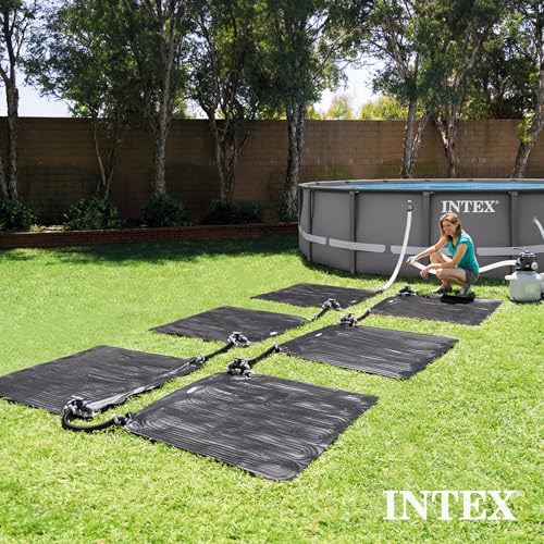 Intex Solarheizungsmatte für oberirdische Schwimmbecken, 119,4 x 119,4 cm