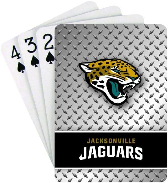 PSG INC NFL Jacksonville Jaguars Diamond Plate Playing Cards