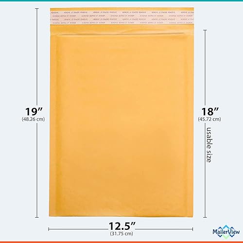 Miniatura 8 de Paquete de 100 sobres acolchados MadeI In USA (#4) de 9.5 x 14.5 pulgadas, sobres acolchados con cinta autosellante, paquete de 100 unidades