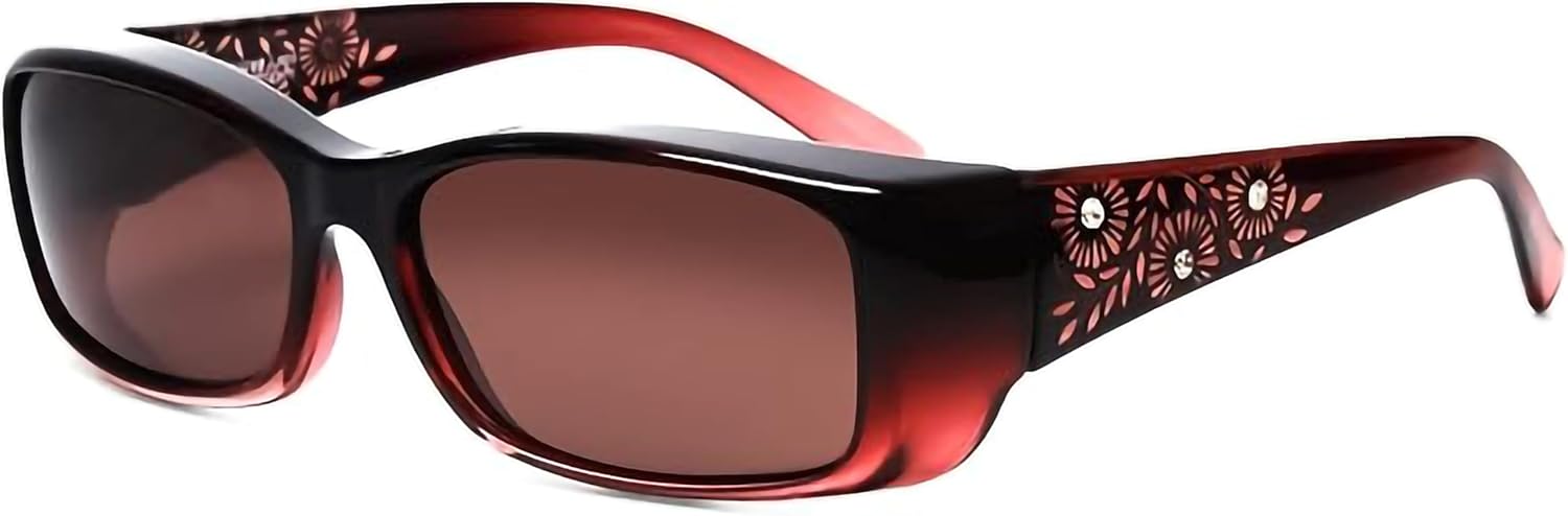 Calabria WOMEN Medium Fitover Sunglasses-Wear Over Rx Eyeglasses/Reading Glasses