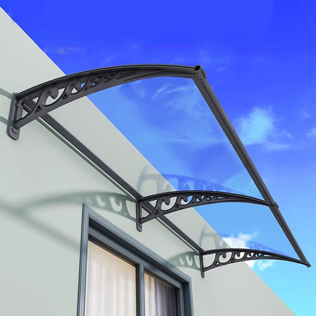 Auvent de porte premium durable protection intempéries pour balcon moderne