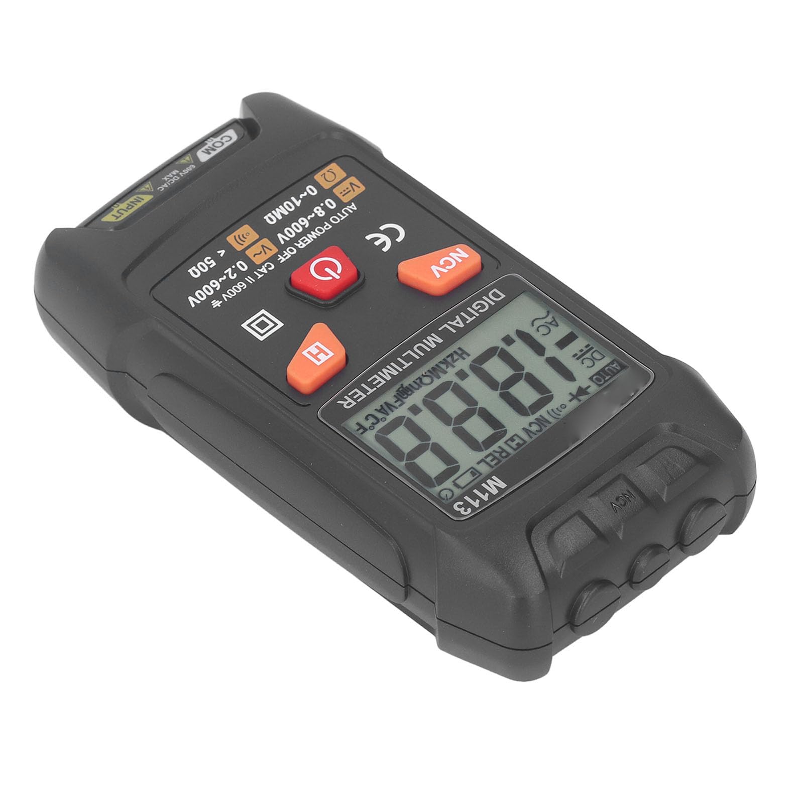 Digitales Multimeter 2000 Counts - Spannungs-, Strom- & Widerstandsmessgerät Mit NCV