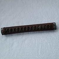 Vista 32 de Mango de Espada Tsuka 10.2in o Especificaciones Especiales Herrajes de Aleación/Cobre/Hierro e Imitación o Samegawa Real