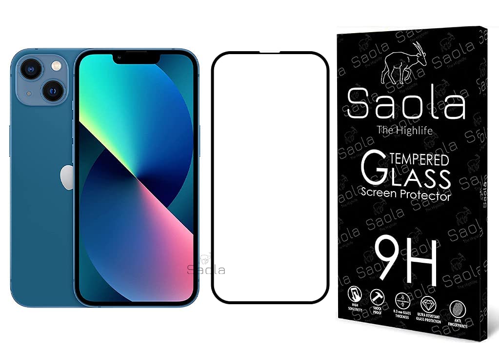 Saola 11d Tempered Glass For Apple Iphone 13 Pack Desertcart