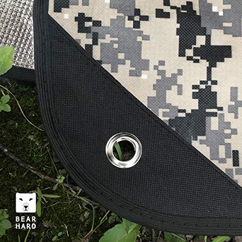 Bearhard 3.0 Heavy Duty Emergency Blanket, Emergency Tarp, Insulated Blanket, Thermal Waterproof Survival Space Blanket for Hiking, Camping, Camo