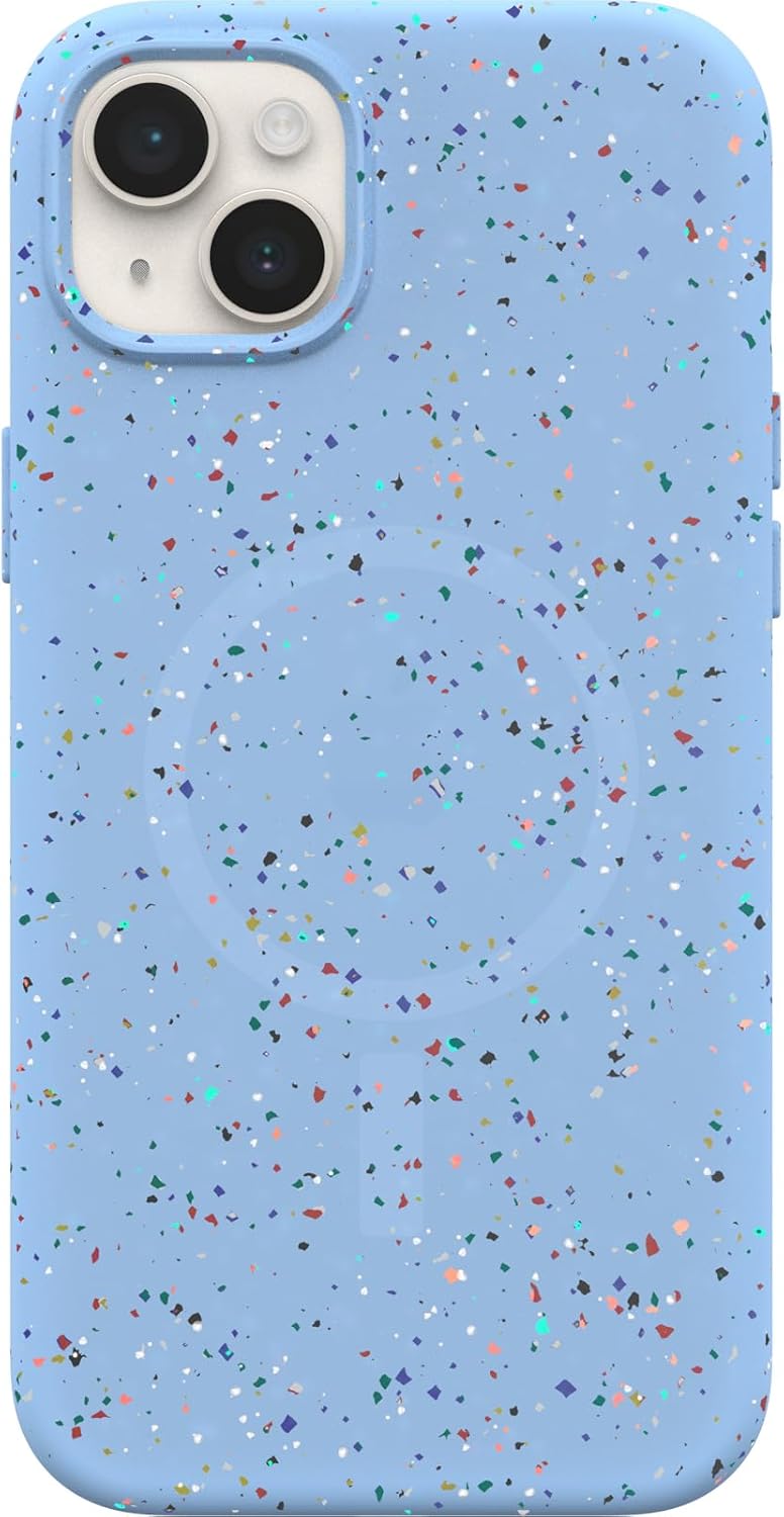 OtterBox iPhone 14 Plus Sustainable Series Case with MagSafe - House Party (Blue), Shockproof, Drop Proof, Ultra-Slim, Protective Case - Image 2