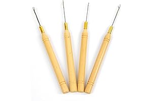 Professional Latch Hook Needles for Hair Extensions and Precision Crafts